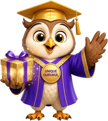 Unique Gurukul support mascot